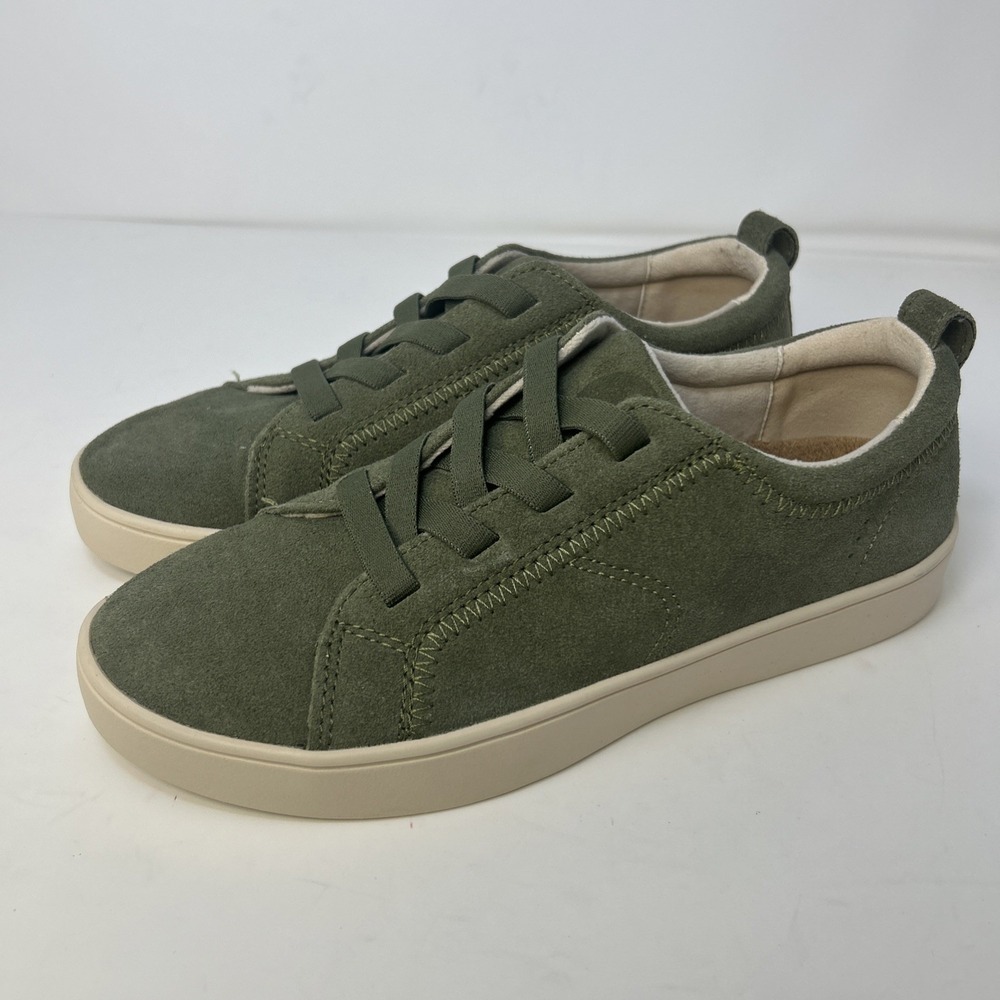 Revitalign Misty Women's Orthotic Suede Sneakers Green Size‎ 7.5 B Medium